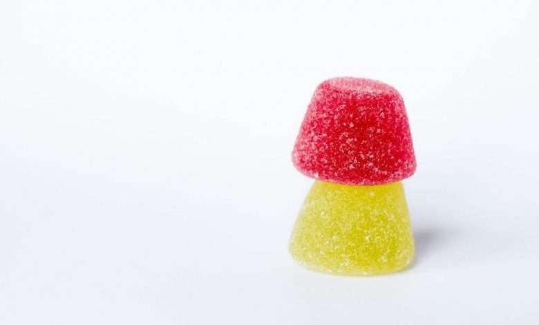 stacked gummies